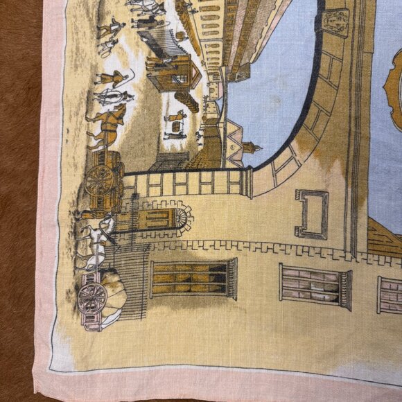 Vintage Guinness Brewery Dublin Linen Tea Towel 60s Irish Souvenir - Picture 4 of 7